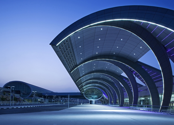 معماری فرودگاه بین المللی دبی