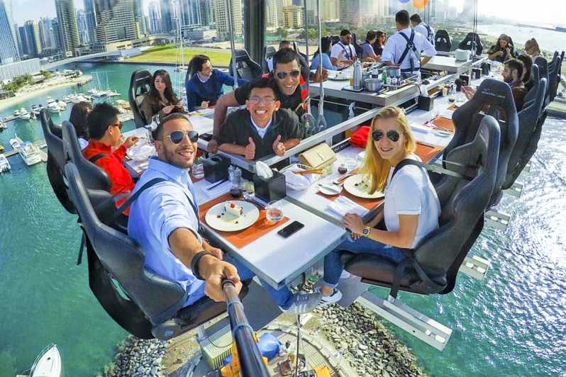 Dinner in the Sky Dubai یک رستوران غیر معمول و لاکچری