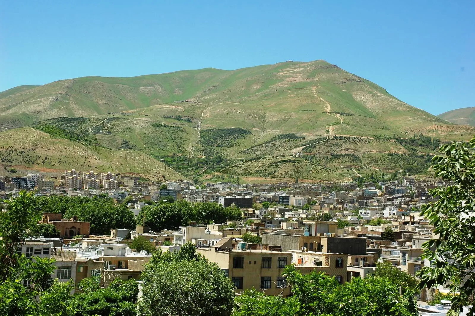 منطقه ی کوهستانی آبیدر در کردستان