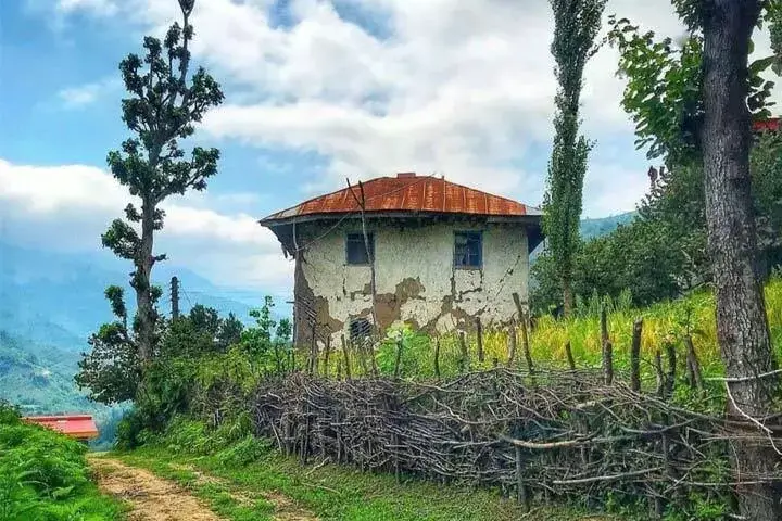 روستای زیبا با معماری بی نظیر در ماسال