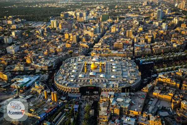 شهر کربلا از نمای بالا