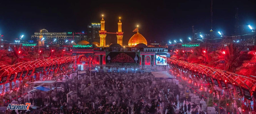 تور عتبات عالیات آسمان هفتم